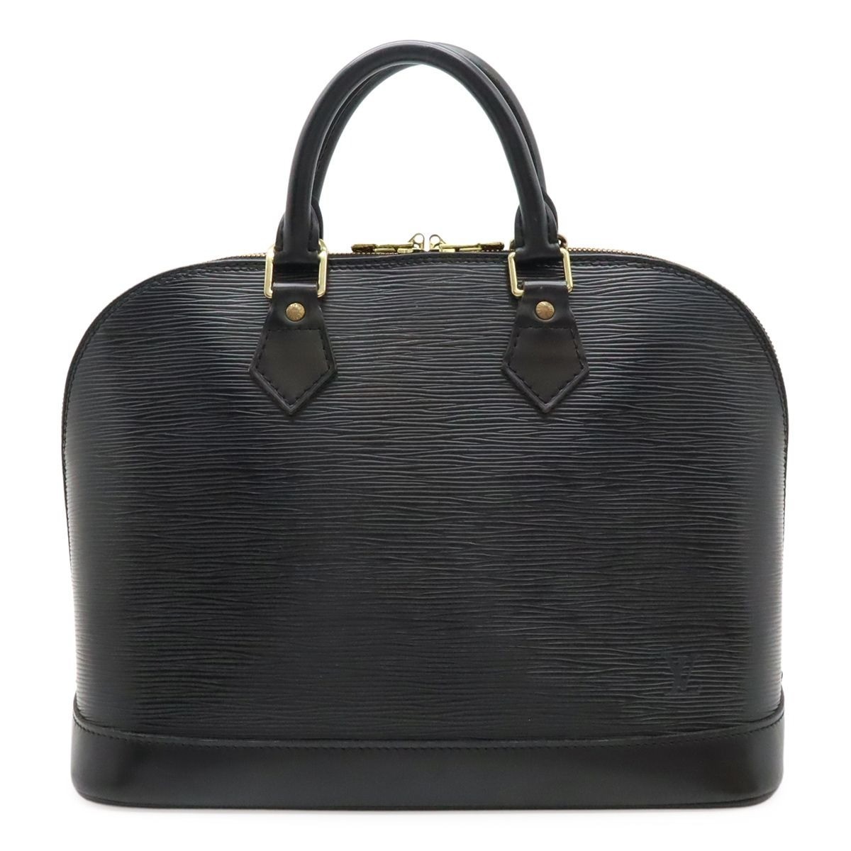 Authentic Louis Vuitton Epi Alma Handbag M52142 Noir Black from Japan USED