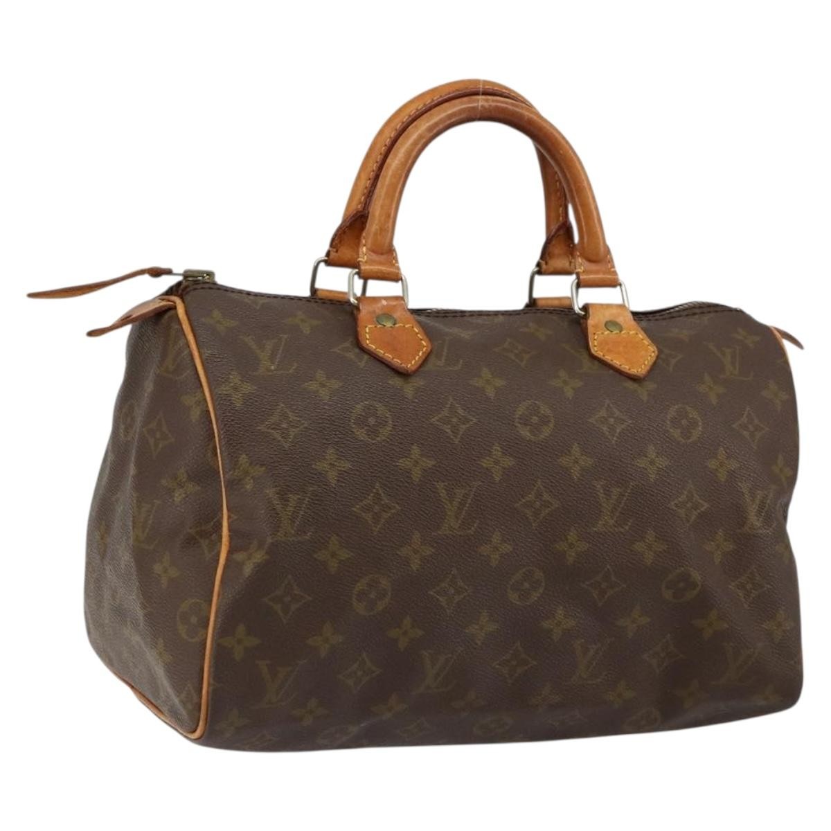 LOUIS VUITTON Monogram Speedy 30 Hand Bag M41526 LV Auth 145040