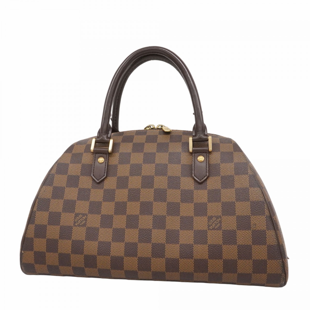Auth [5mc2680] LOUIS VUITTON Handbag Damier Rivera MM N41434 Ebene [Pre-owne…