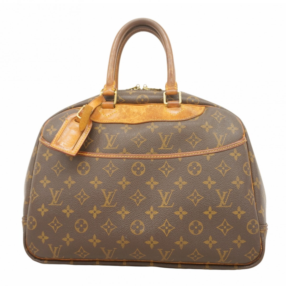 Louis Vuitton Handbag Monogram Deauville M47270 Brown Used Ladies From Japan
