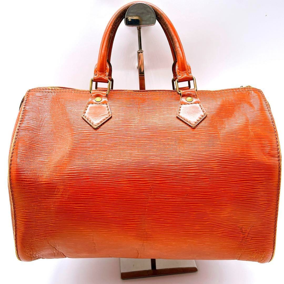 Louis Vuitton Epi Speedy 30 Handbag Mini Boston Bag Kenyan Brown M43003 used