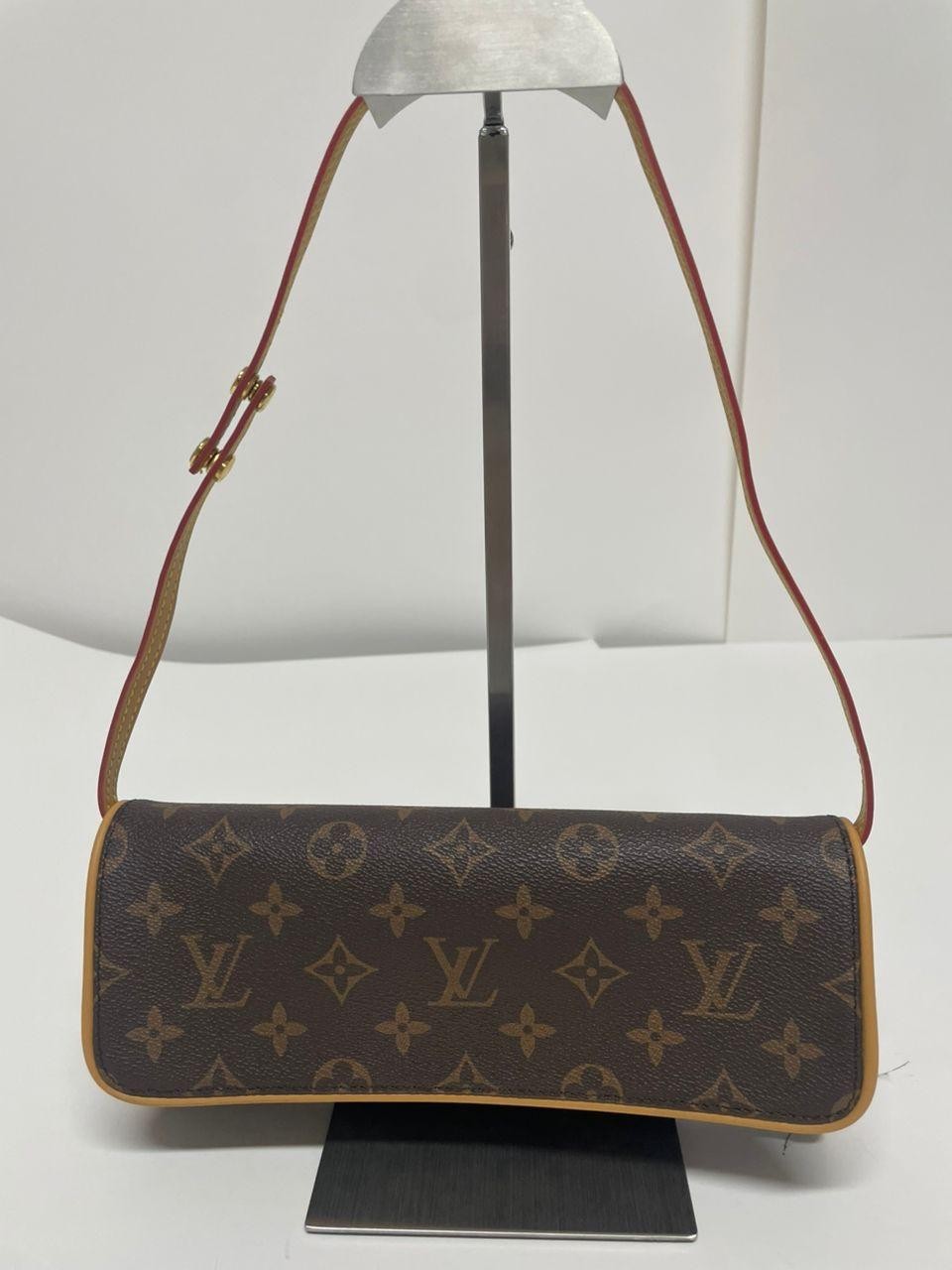 LOUIS VUITTON POCHETTE TWIN PM SHOULDER BAG MONOGRAM