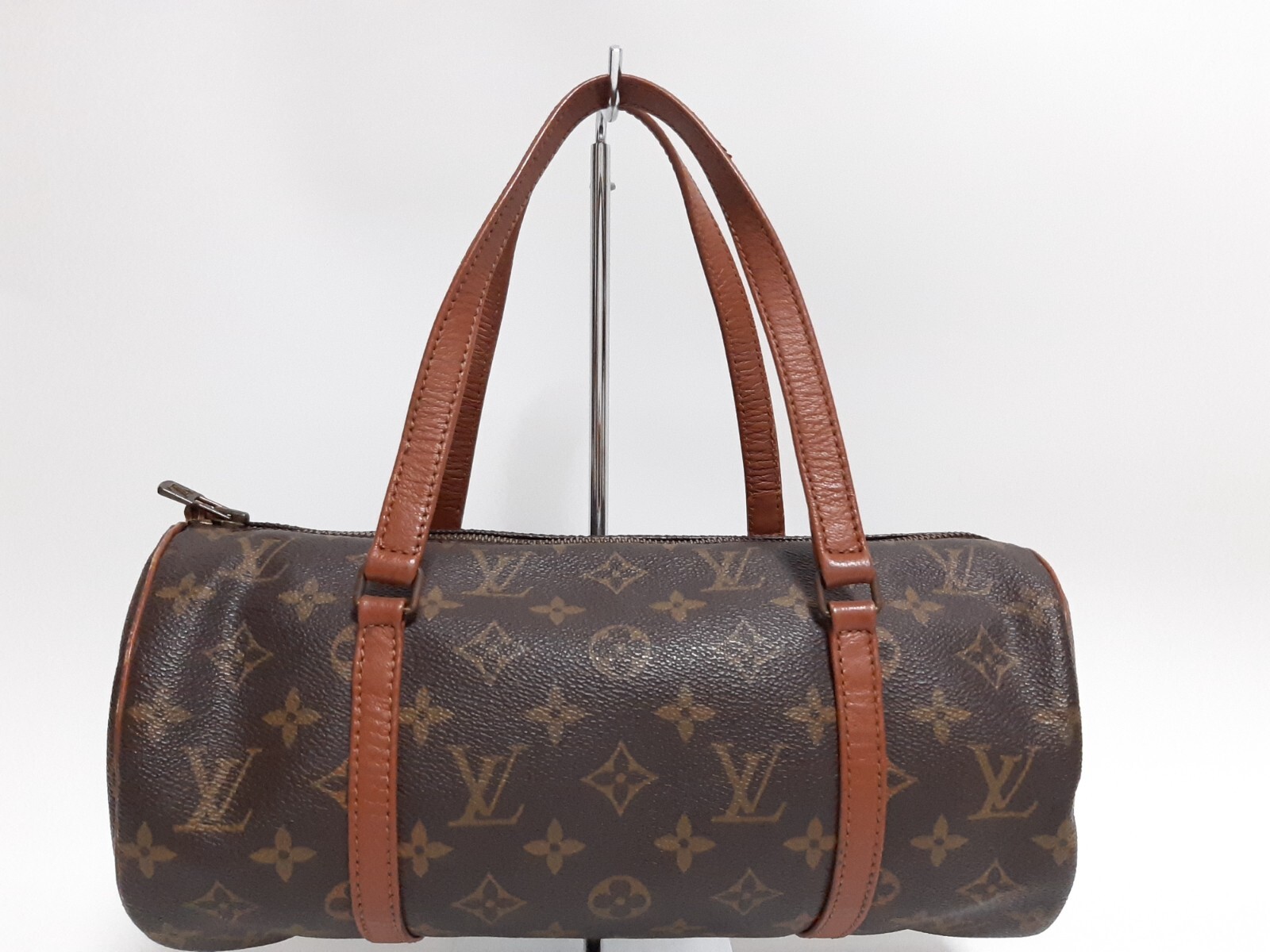 Louis Vuitton Monogram Papillon 30 M51385 Handbag Leather Brown 861