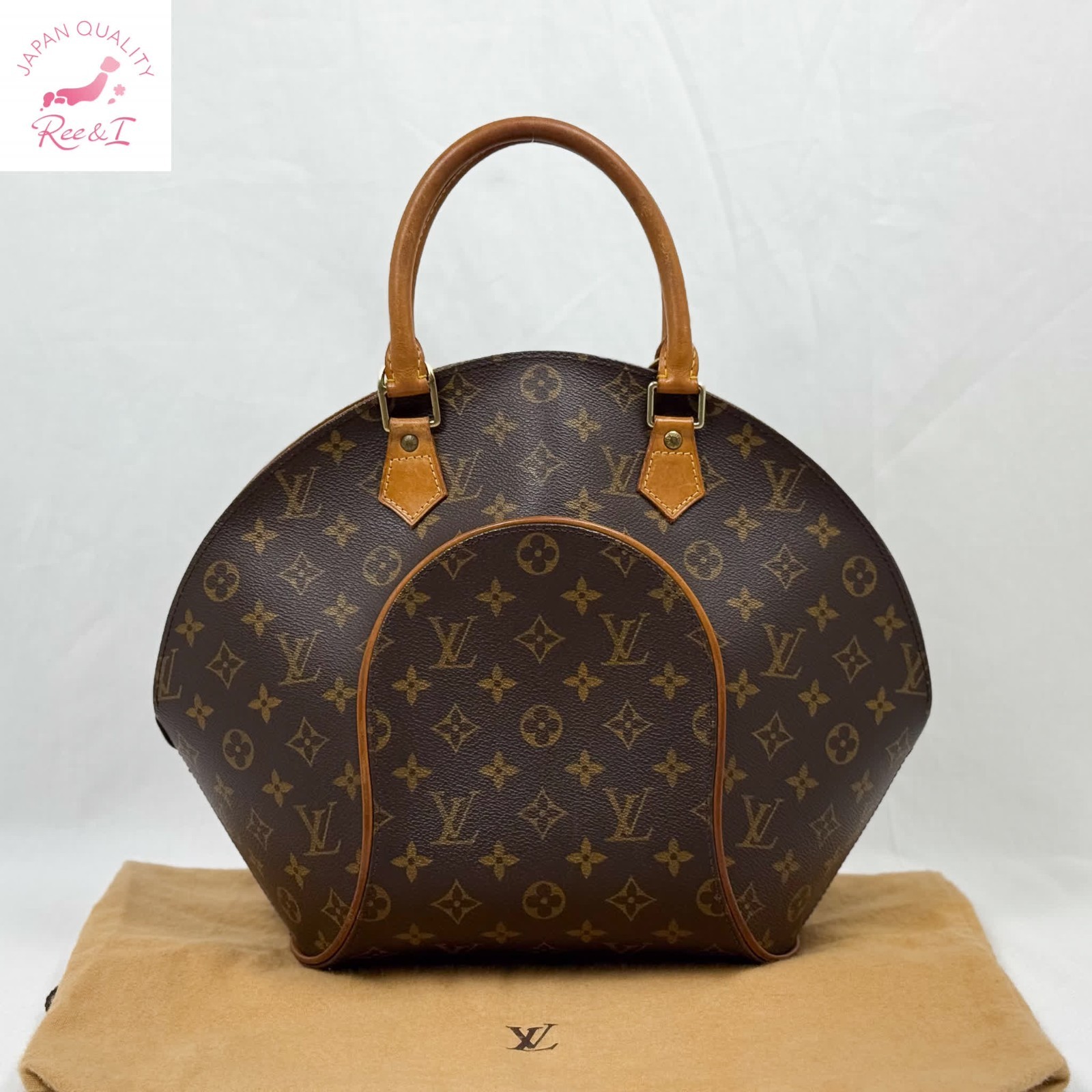 Louis Vuitton Ellipse MM Monogram Canvas Hand Bag LV Authentic  M51126 B25062804