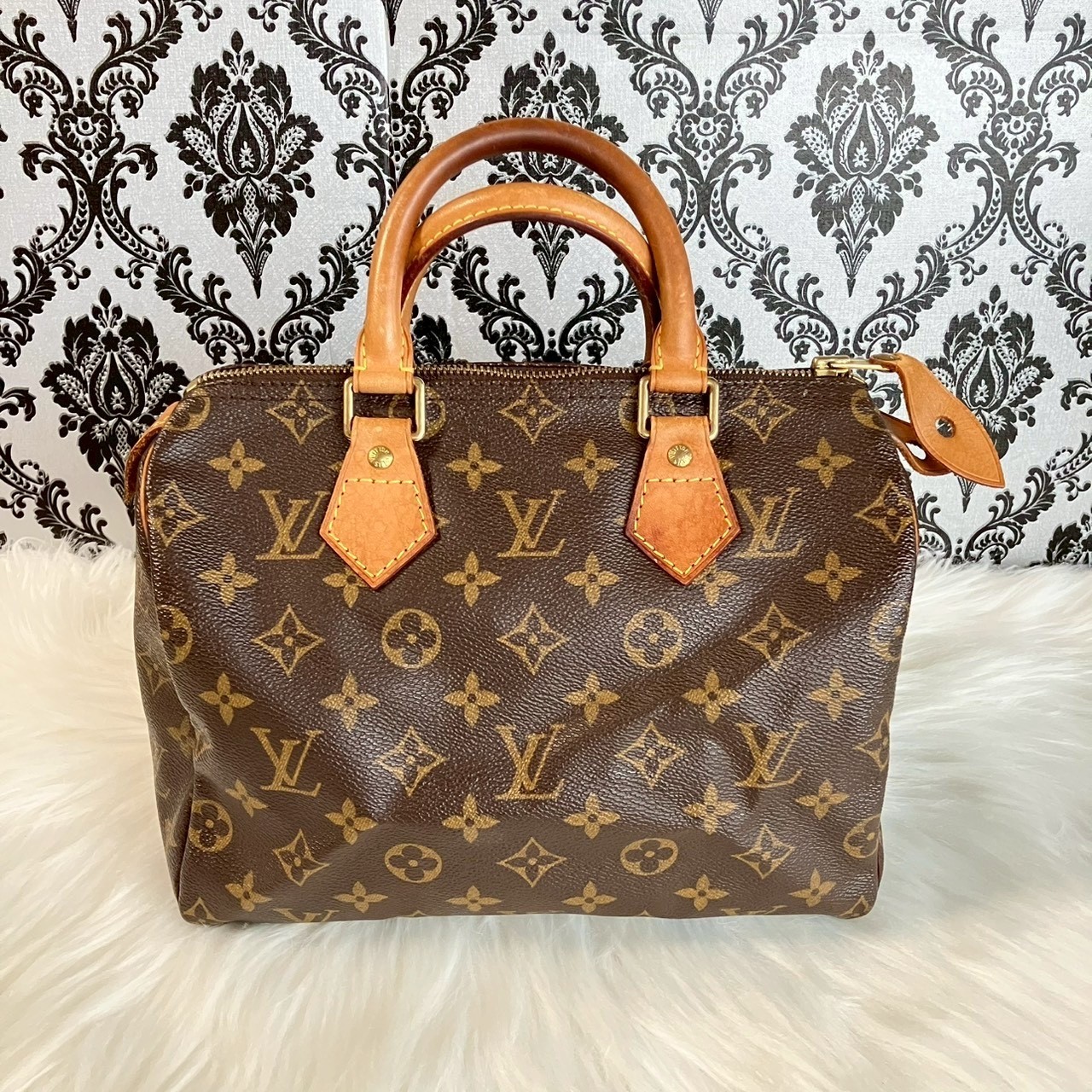 LOUIS VUITTON Speedy 25 Hand Bag M41528 Monogram SP0051