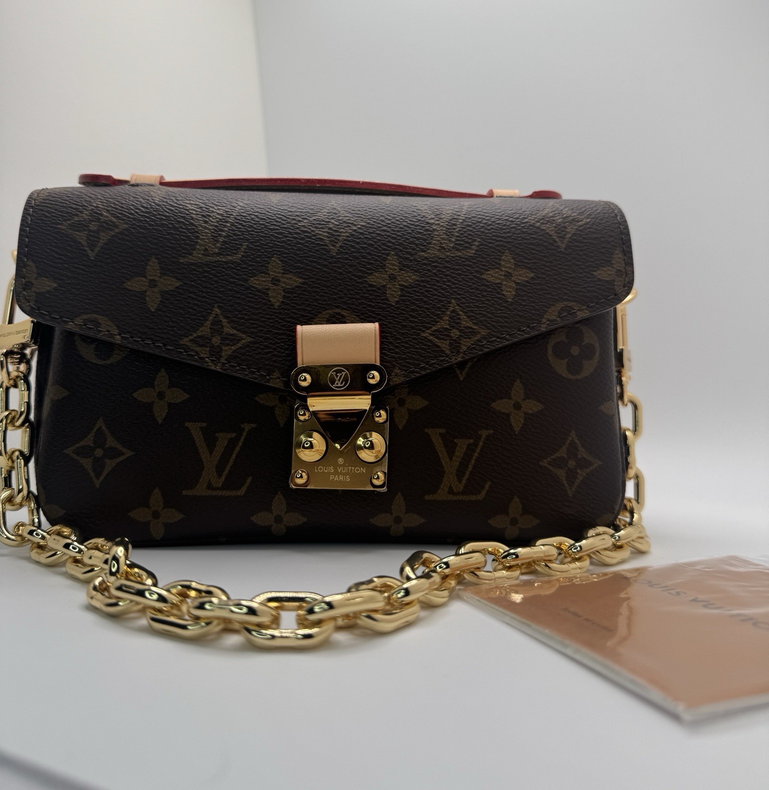 Louis Vuitton Monogram Chain Flap Handbag
