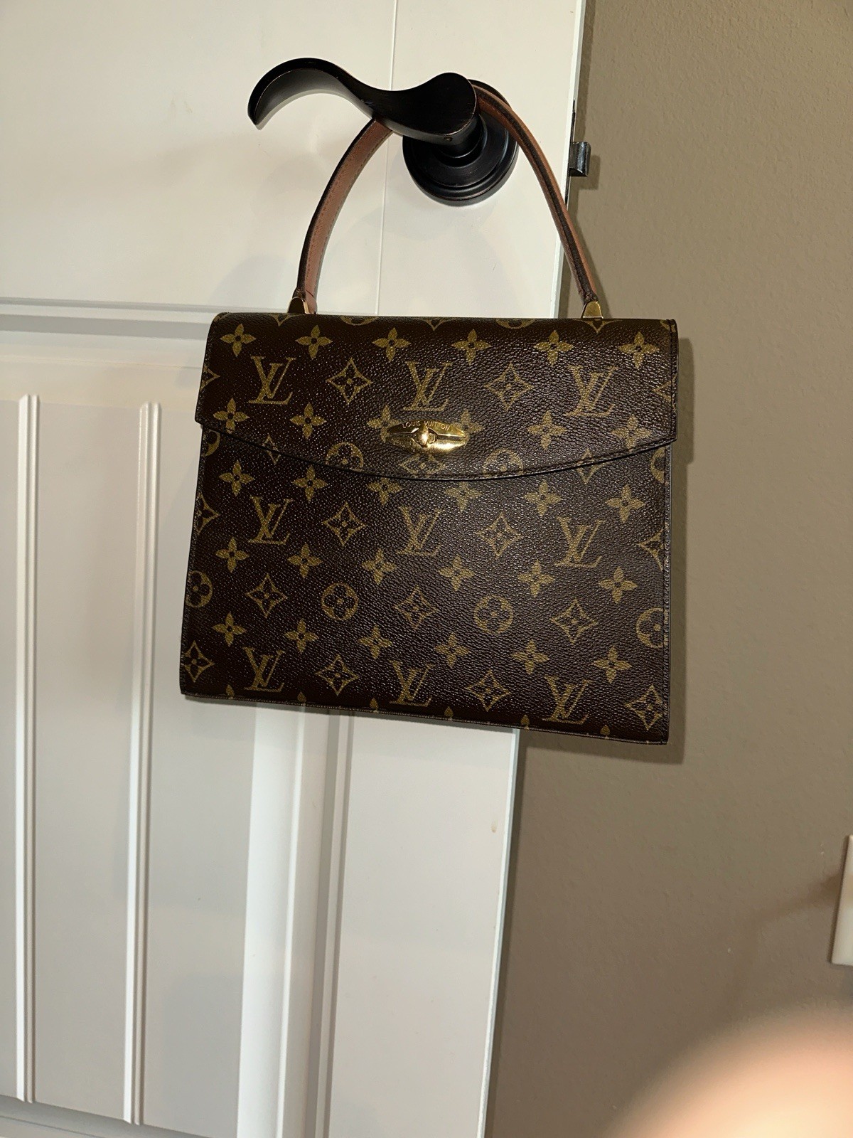 Louis Vuitton Monogram Top Handle Tote bag Malesherbes