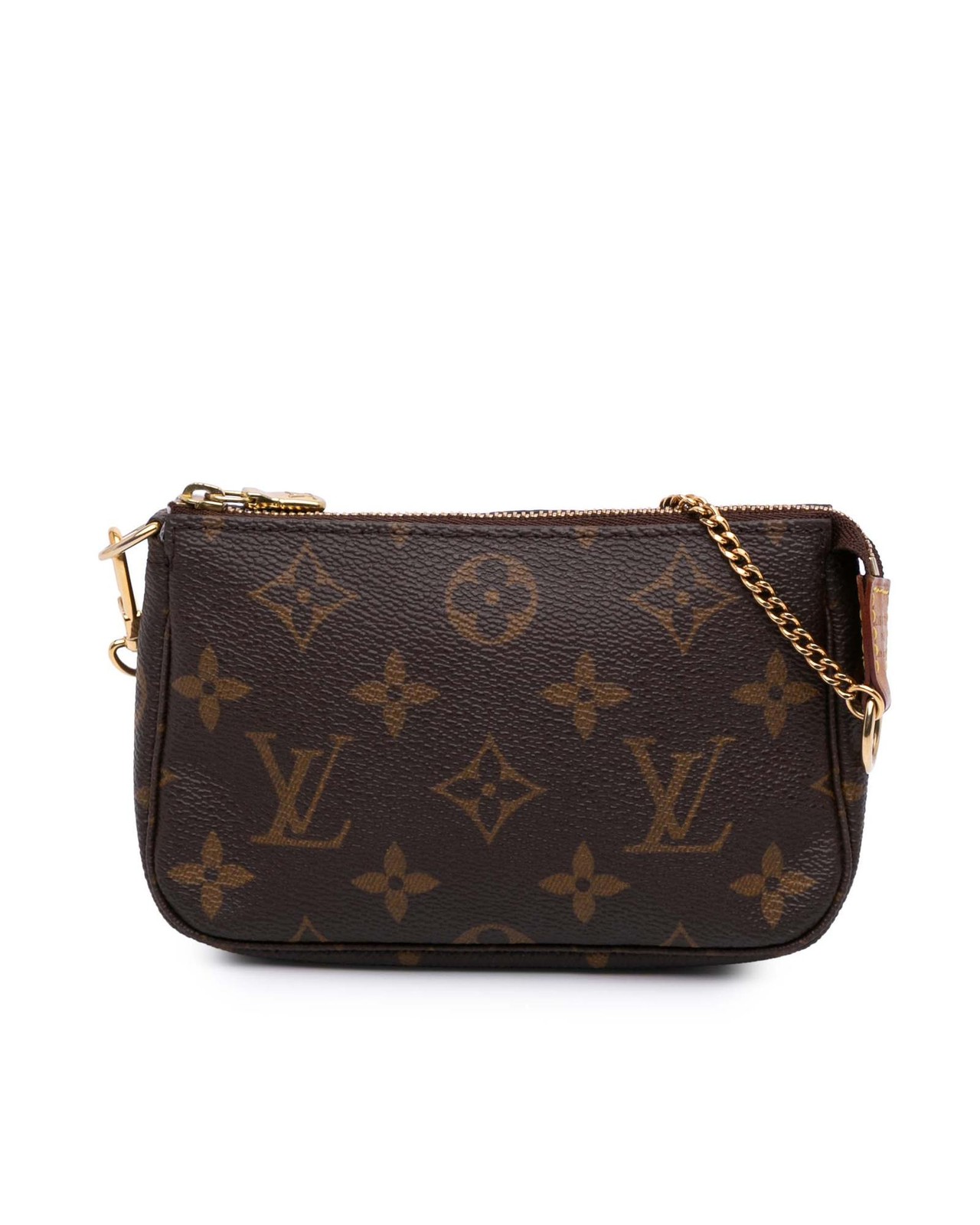 Preloved louis vuitton Mini Top Handle Bag Women Brown Handbags One Size