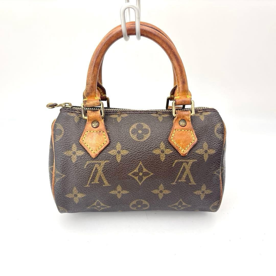 Authentic LOUIS VUITTON Speedy Mini Monogram Boston Hand Bag Fair