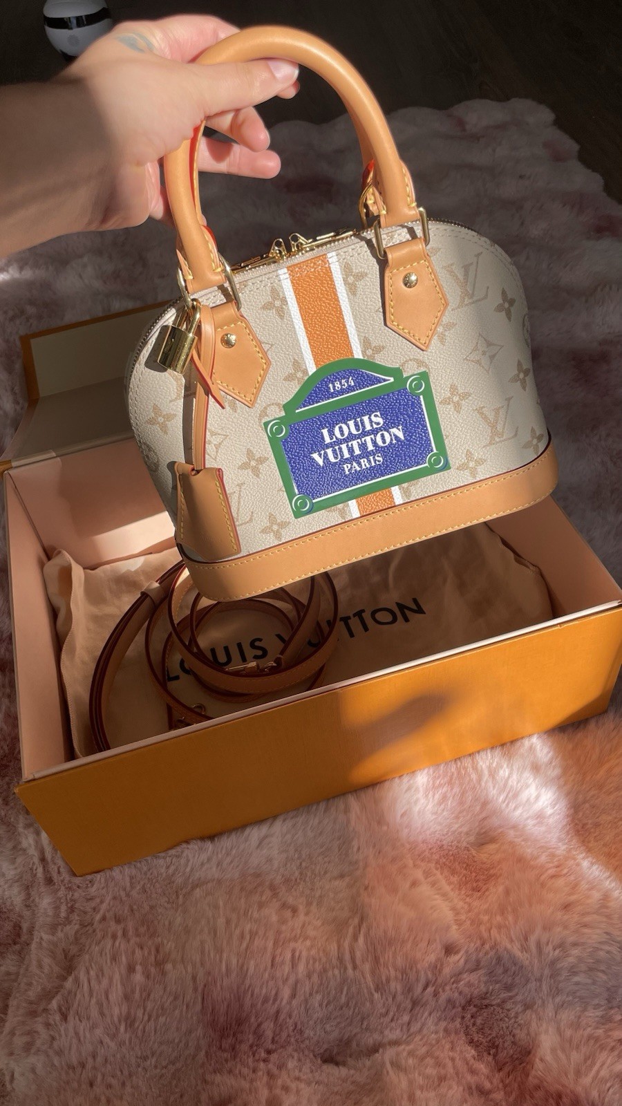 Alma BB Limited Edition Louis Vuitton Hand Bag