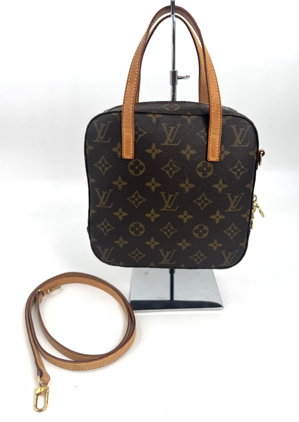 Auth LOUIS VUITTON Monogram Spontini 2Ways Shoulder bag M47500 KB405