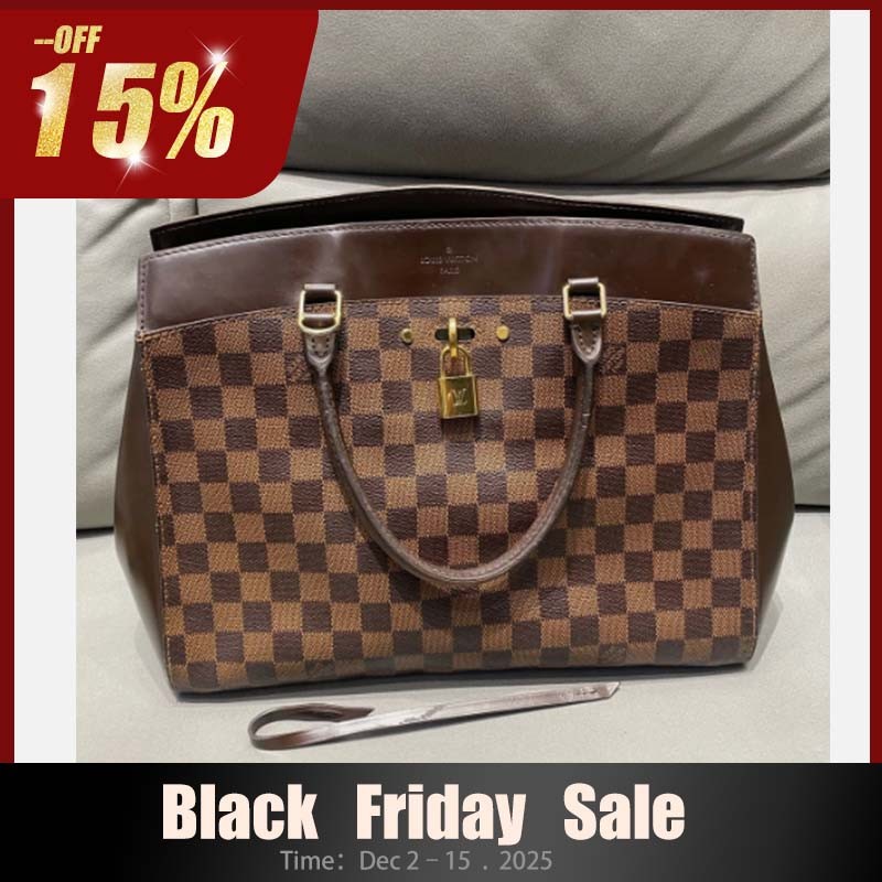 Louis Vuitton Rivoli MM Damier 2-way handbag shoulder bag Brown