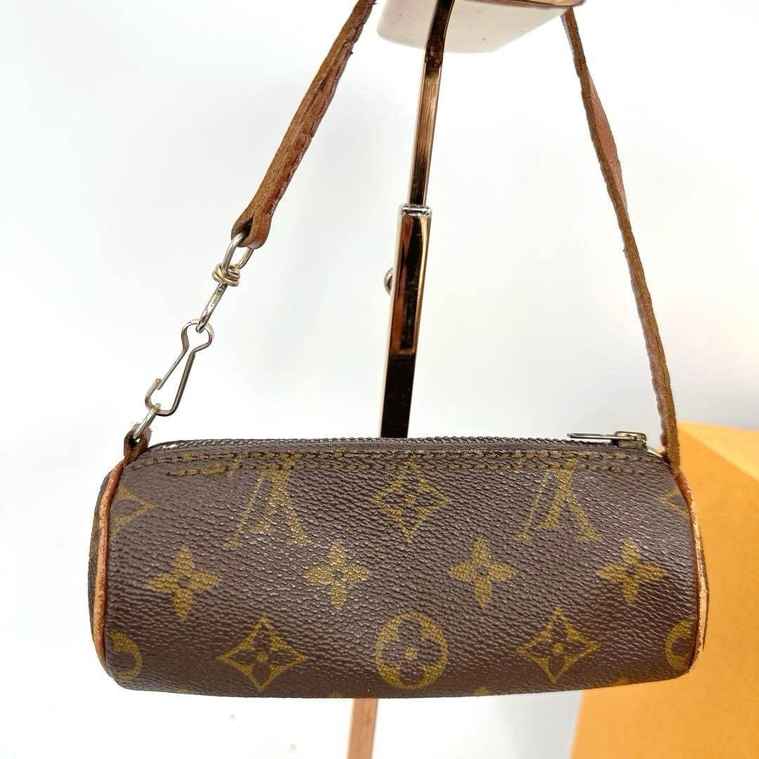 LOUIS VUITTON Mini Pouch PAPILLON Old Model Purse Monogram Brown 01M01880005