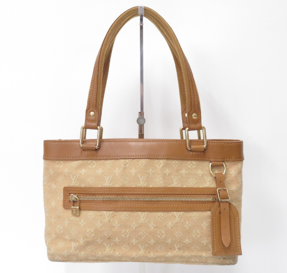 Authentic Louis Vuitton Monogram Mini Lin Idylle Lucille PM Handbag F#49529