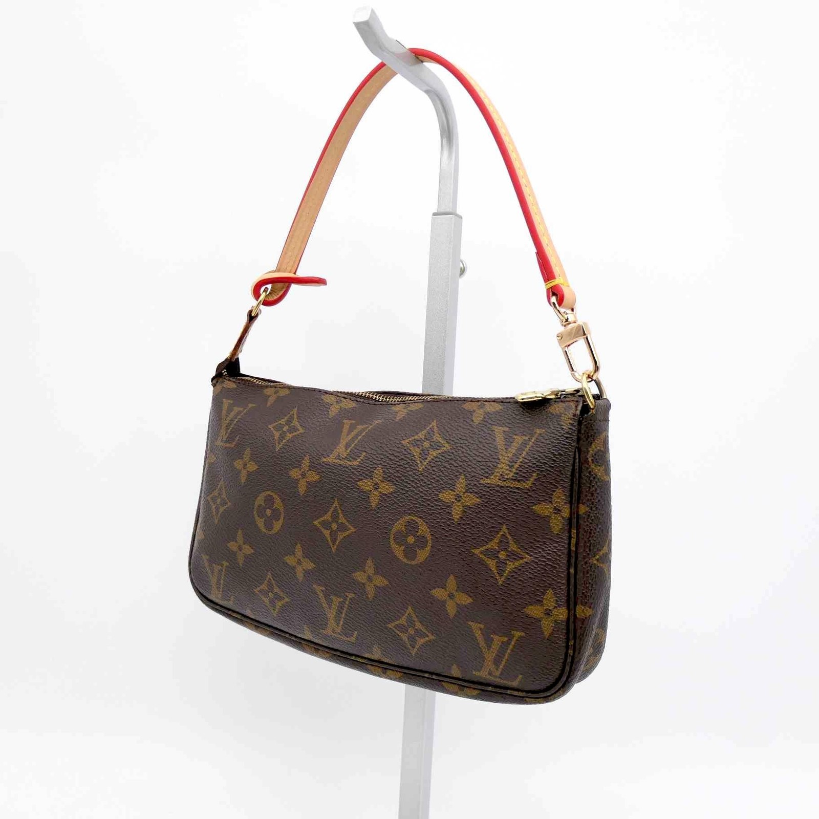 Louis Vuitton Pochette Accessoires Hand Bag PVC Leather M51980 Monogram 620