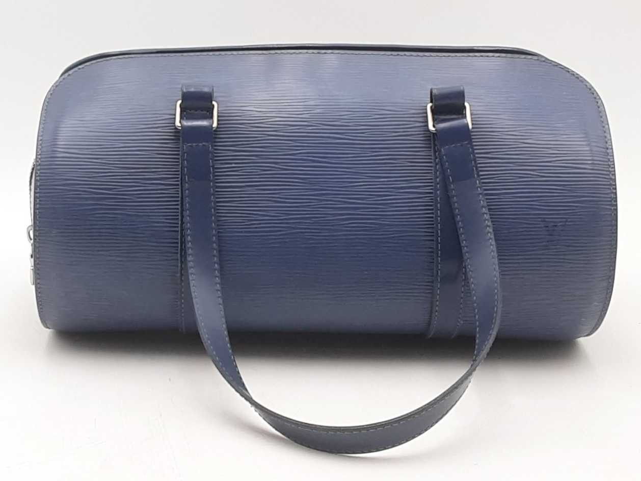 Louis Vuitton Epi Soufflot Shoulder Bag Blue Aa0925lrzsa
