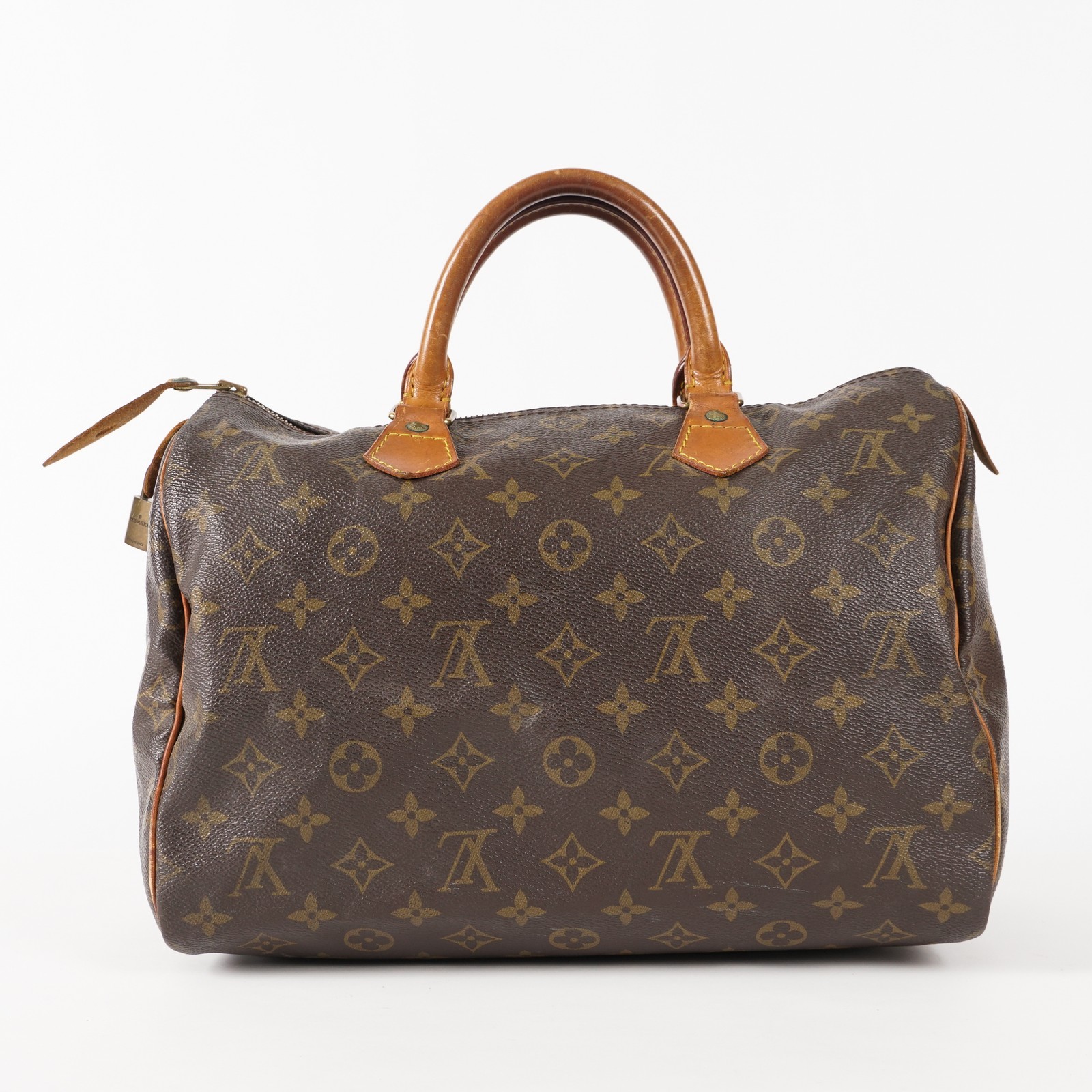 Authentic Louis Vuitton Monogram Speedy 30 M41526 Handbag vintage 01E155720027