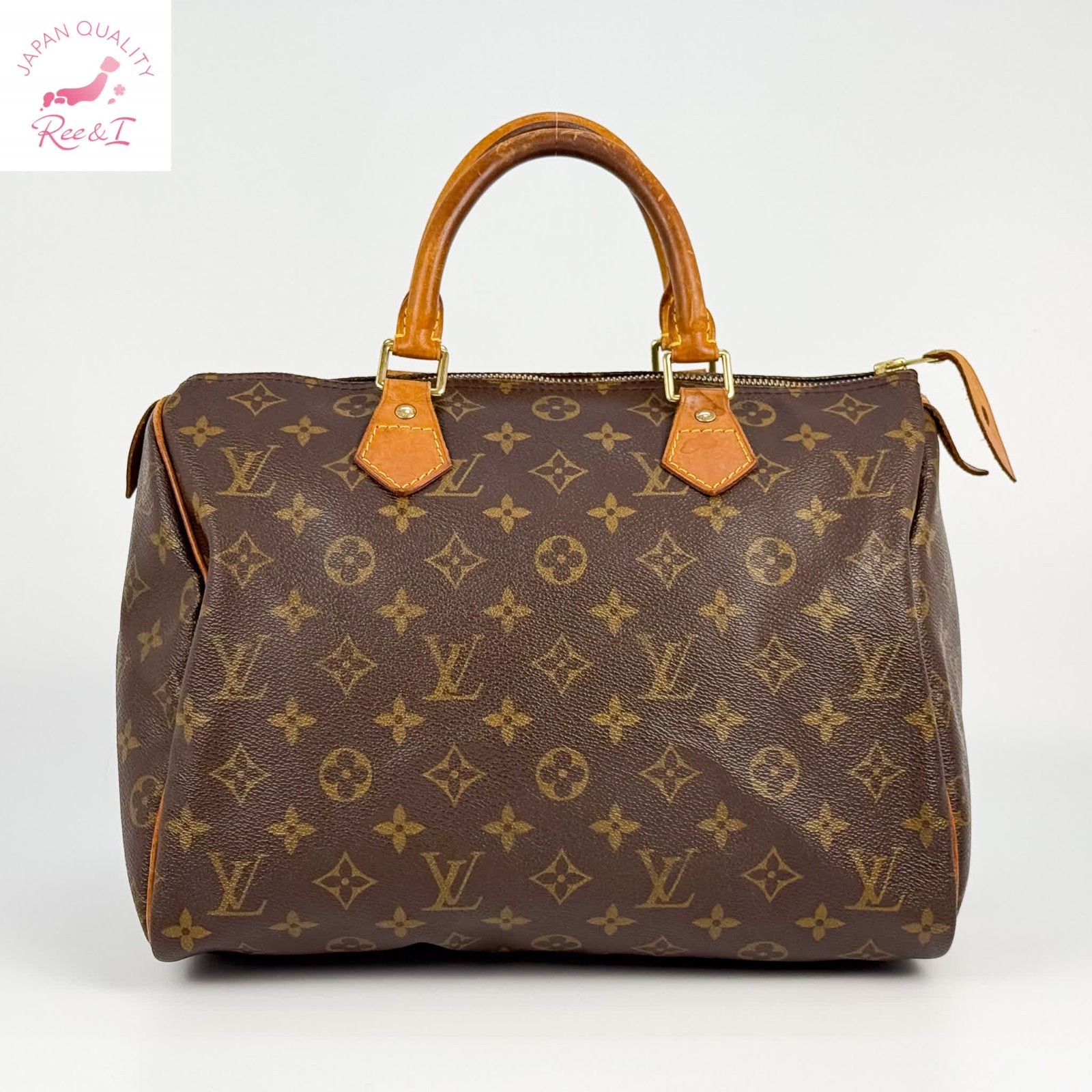 Louis Vuitton speedy 30 Monogram Canvas Hand Bag LV Authentic M41526 B25112201