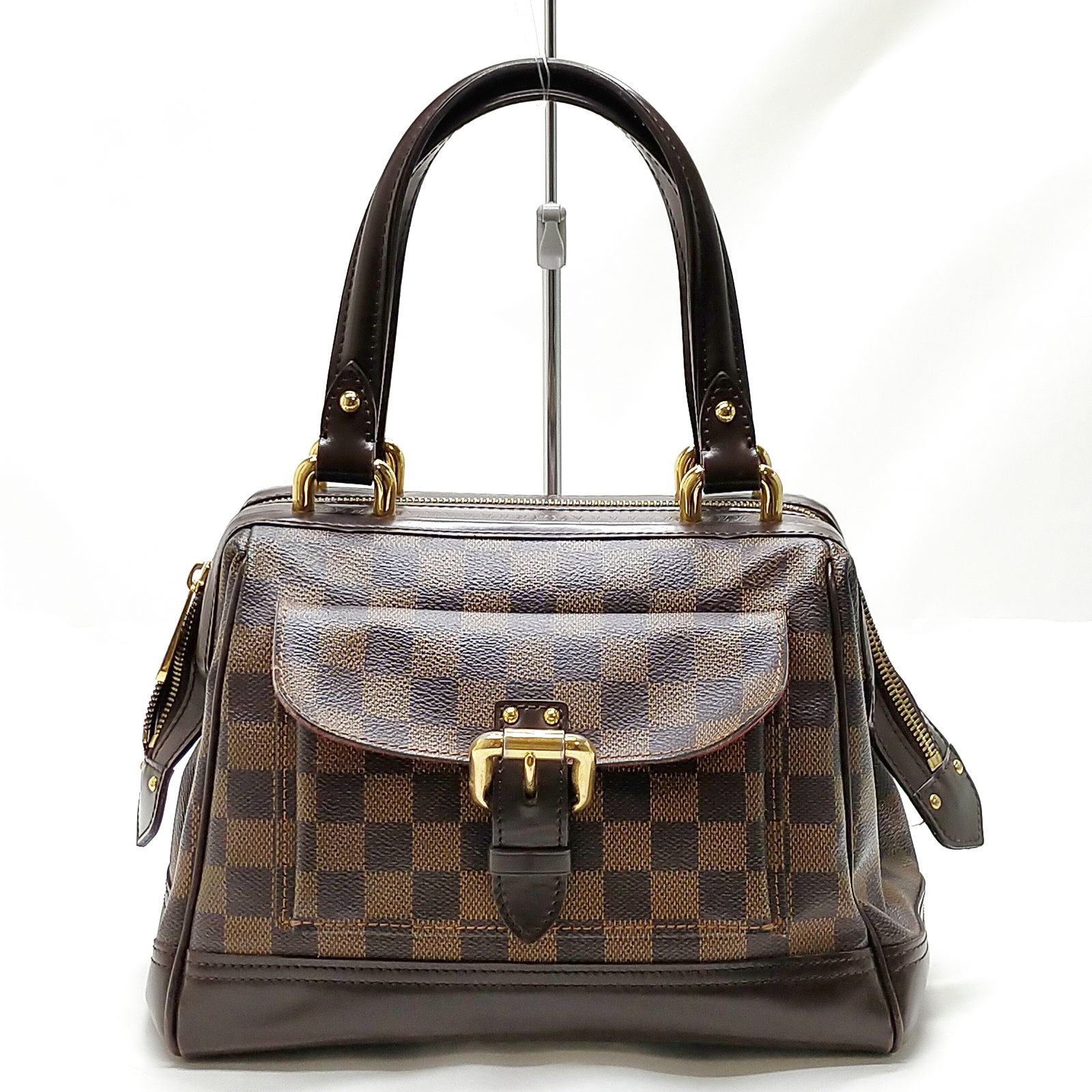 NO TARIFF Louis Vuitton LV Hand Bag N51201 Knightsbridge Brown Damier 3973595