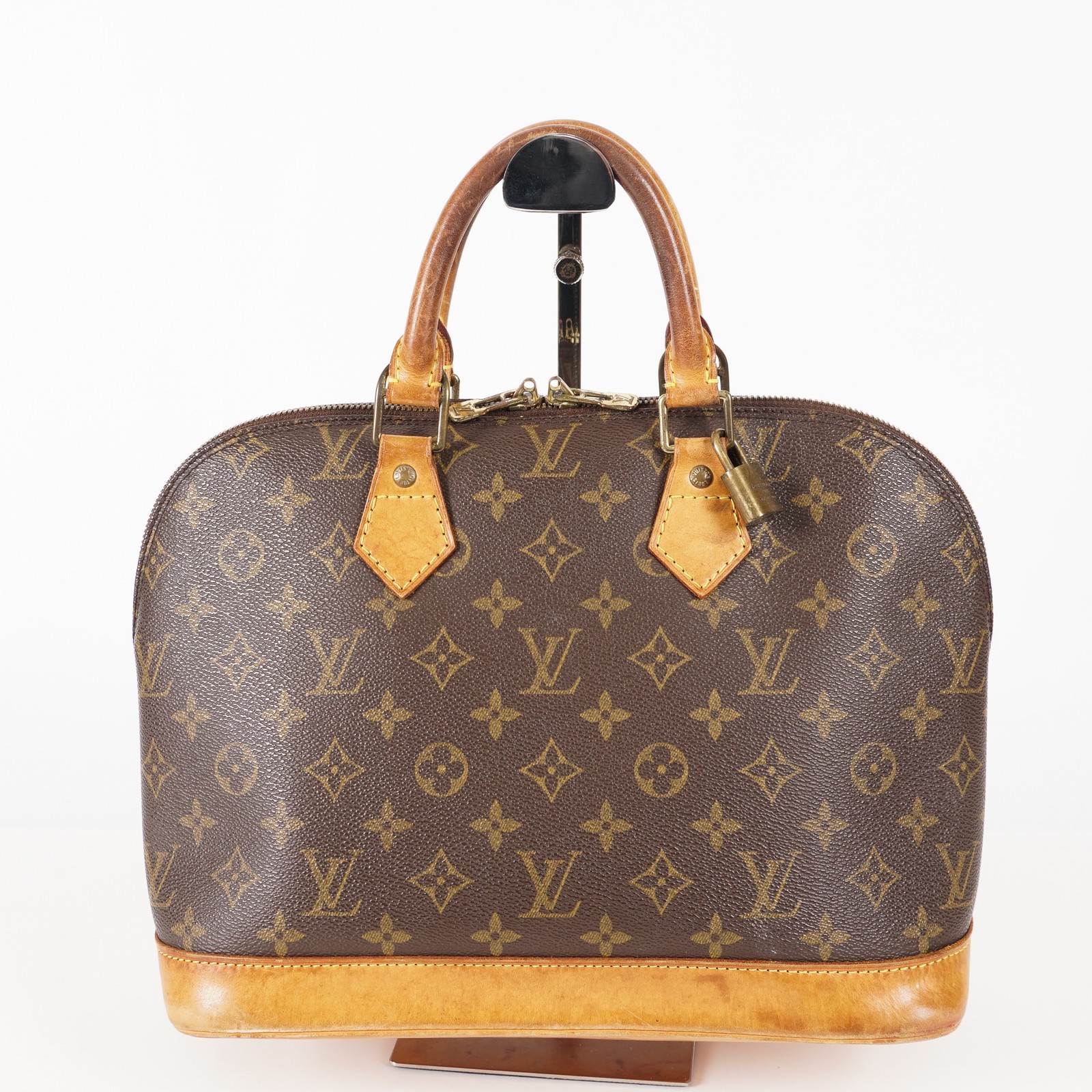 LOUIS VUITTON M51130 Alma PM Hand bag Monogram canvas  01E082090008