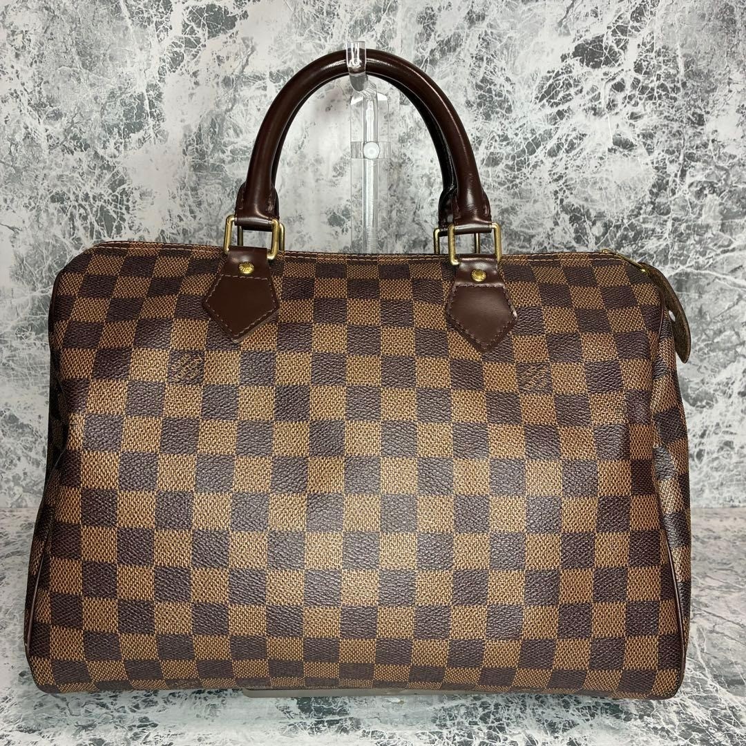 LOUIS VUITTON Speedy 30 N41531 Damier Ebene Canvas Hand Bag Purse