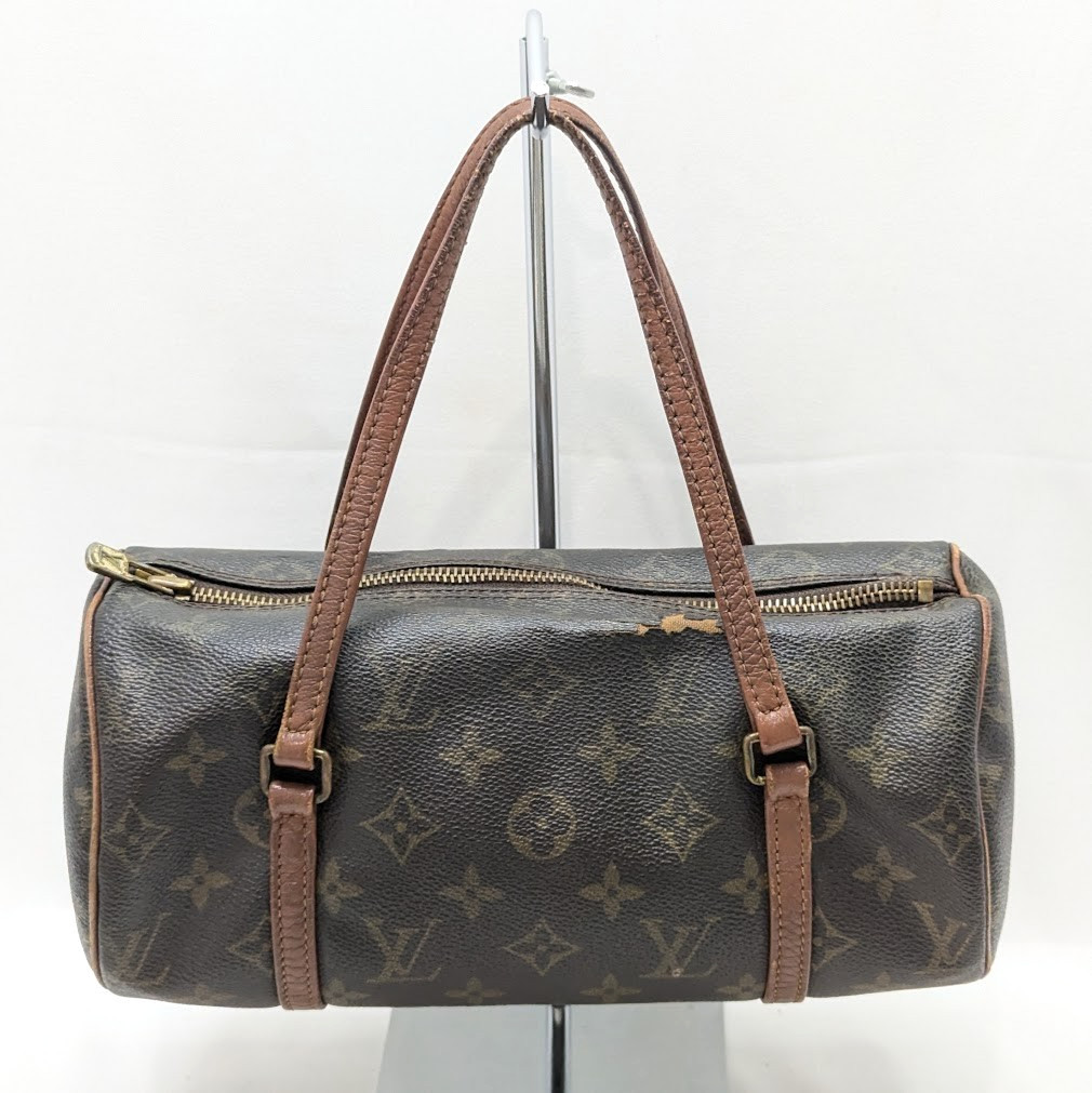 LOUIS VUITTON Monogram Papillon 25 Hand Bag Brown M51366 TH0911 Auth LV