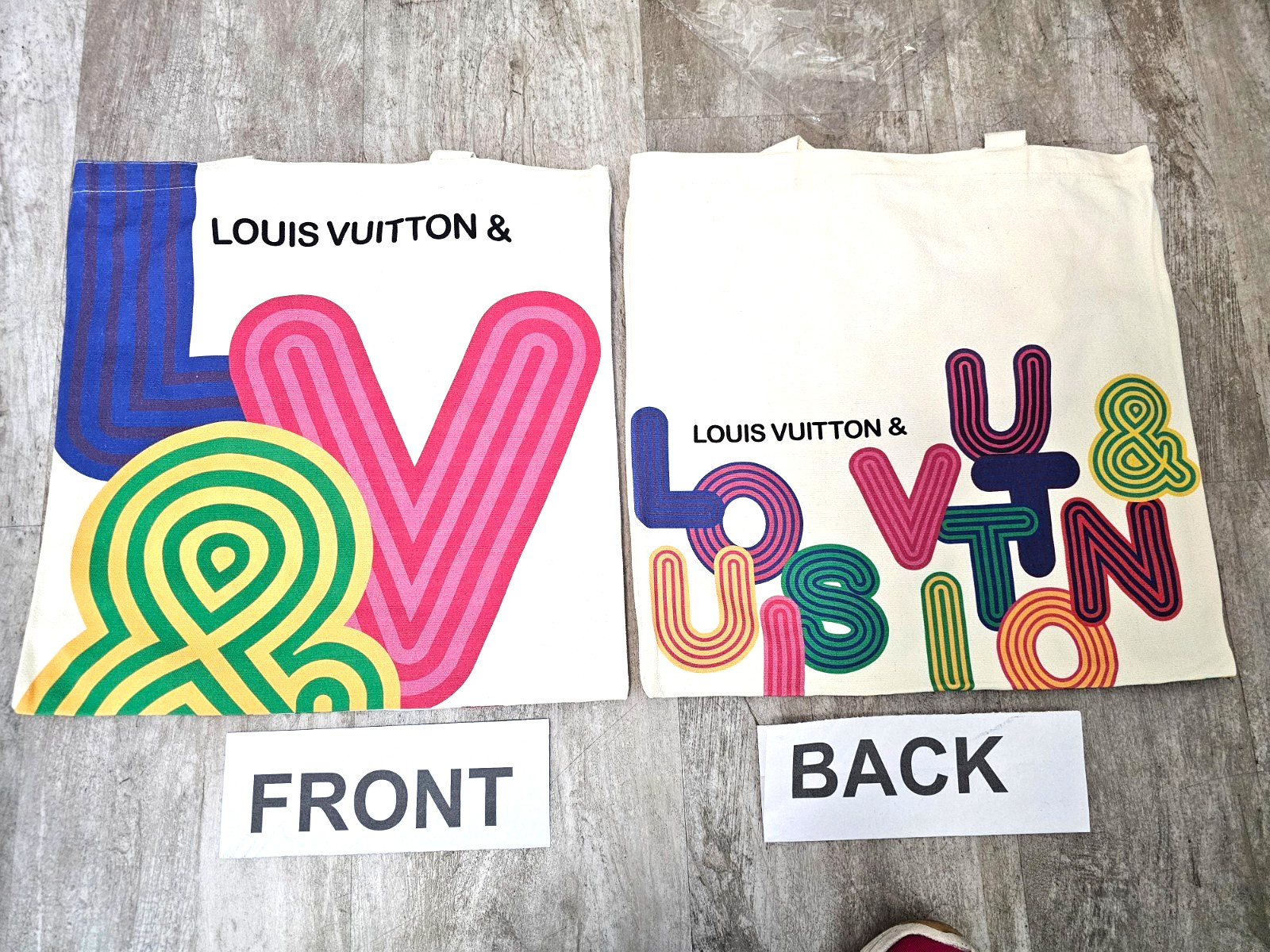 Louis Vuitton City Guide Exhibition Limited Canvas Tote Bag 2022 Shenzhen Ltd Ed