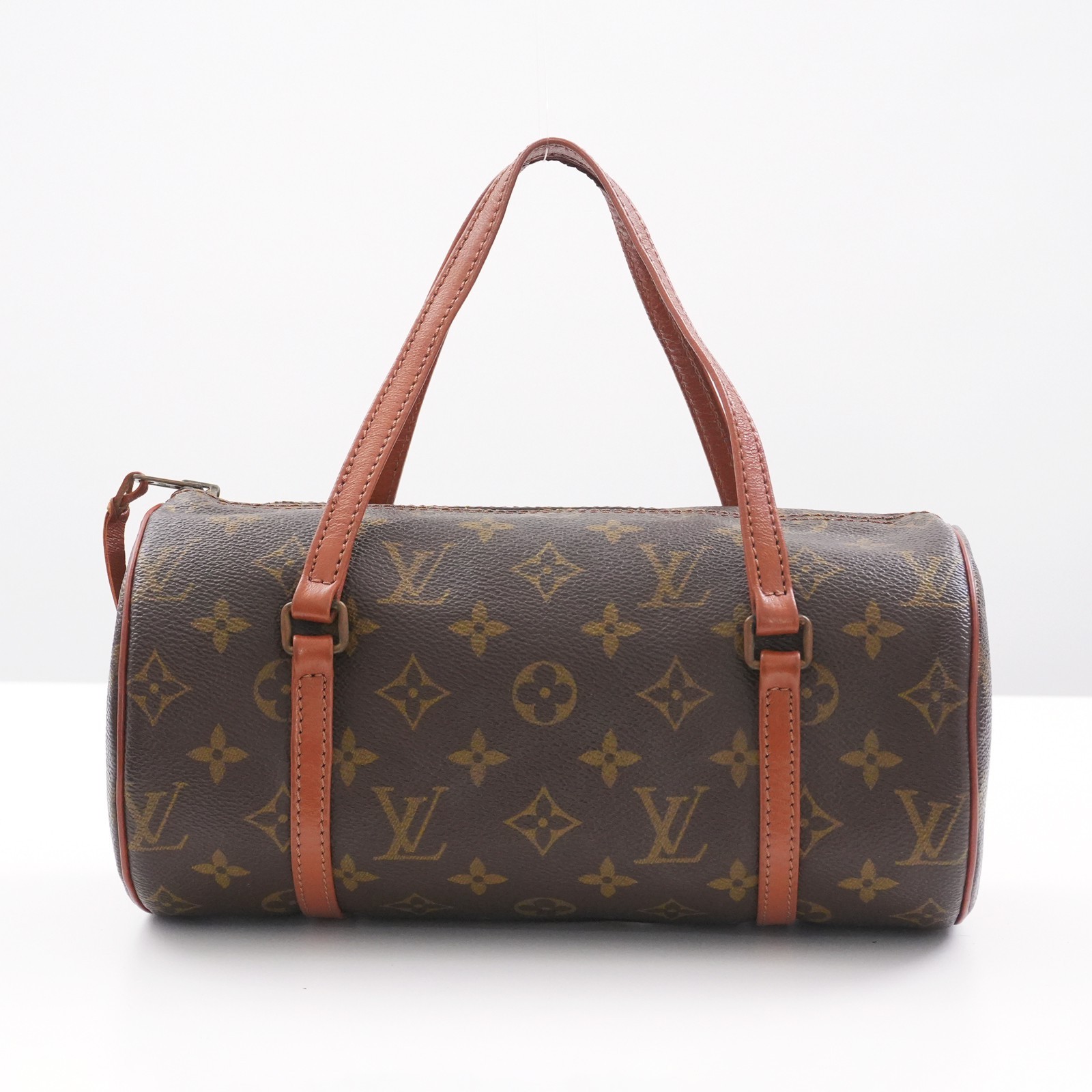 LOUIS VUITTON LV Monogram Papillon 26 M51386 Hand Bag Brown 822 Auth #54601A