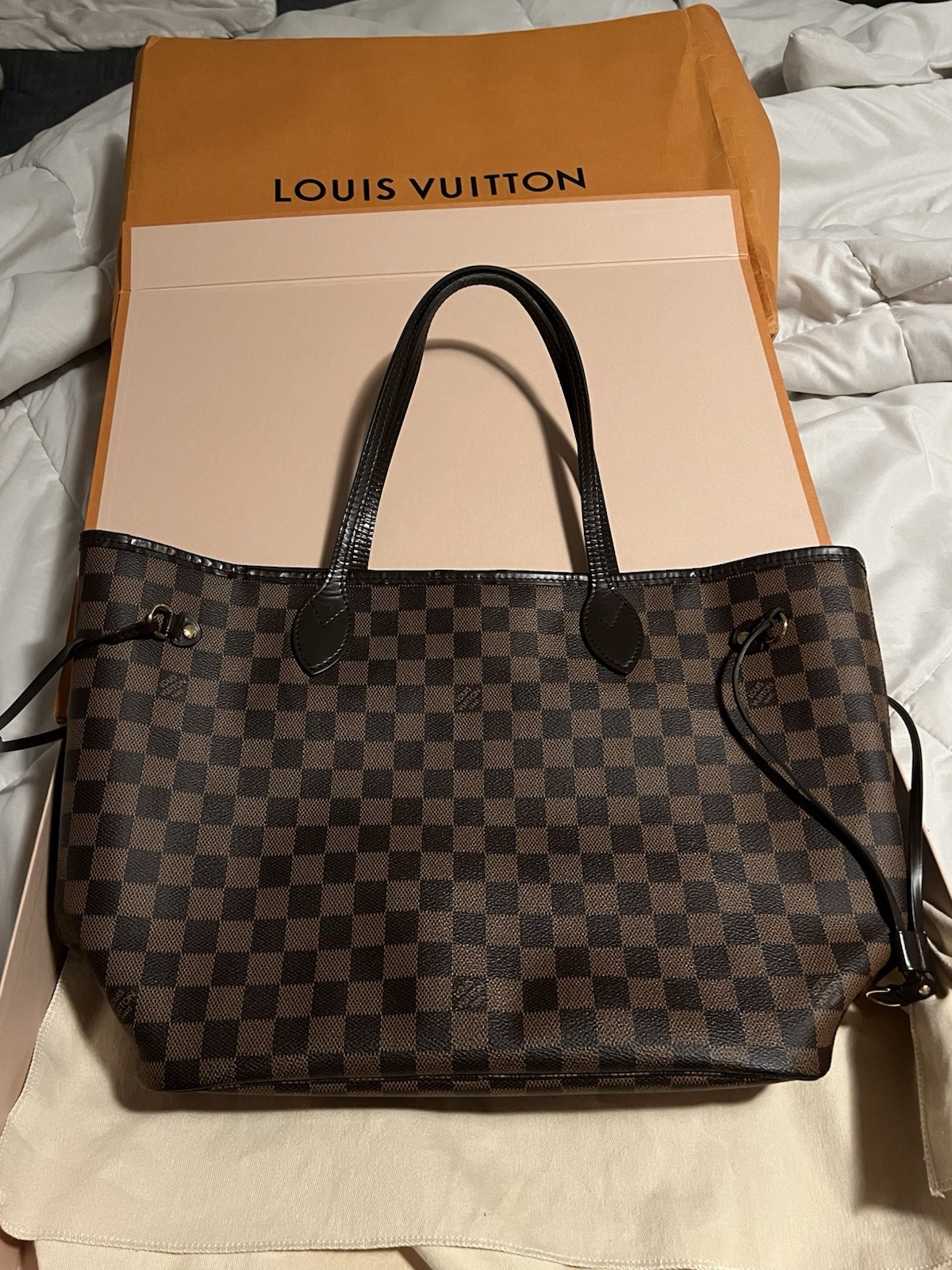 Louis Vuitton Never Full MM Tote Hand Bag