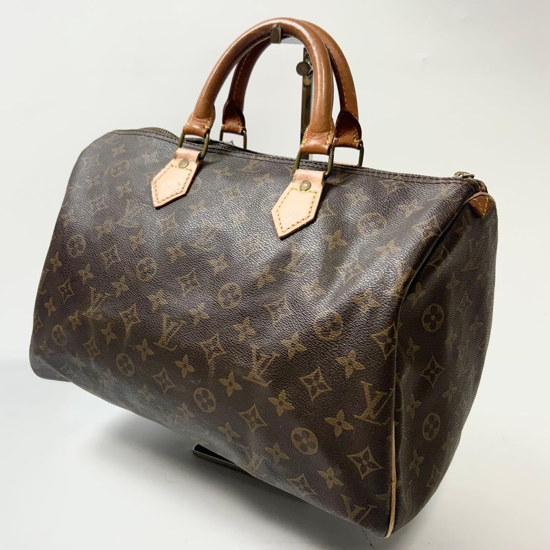 Authentic Louis Vuitton Monogram Speedy 35 Mini Boston Handbag