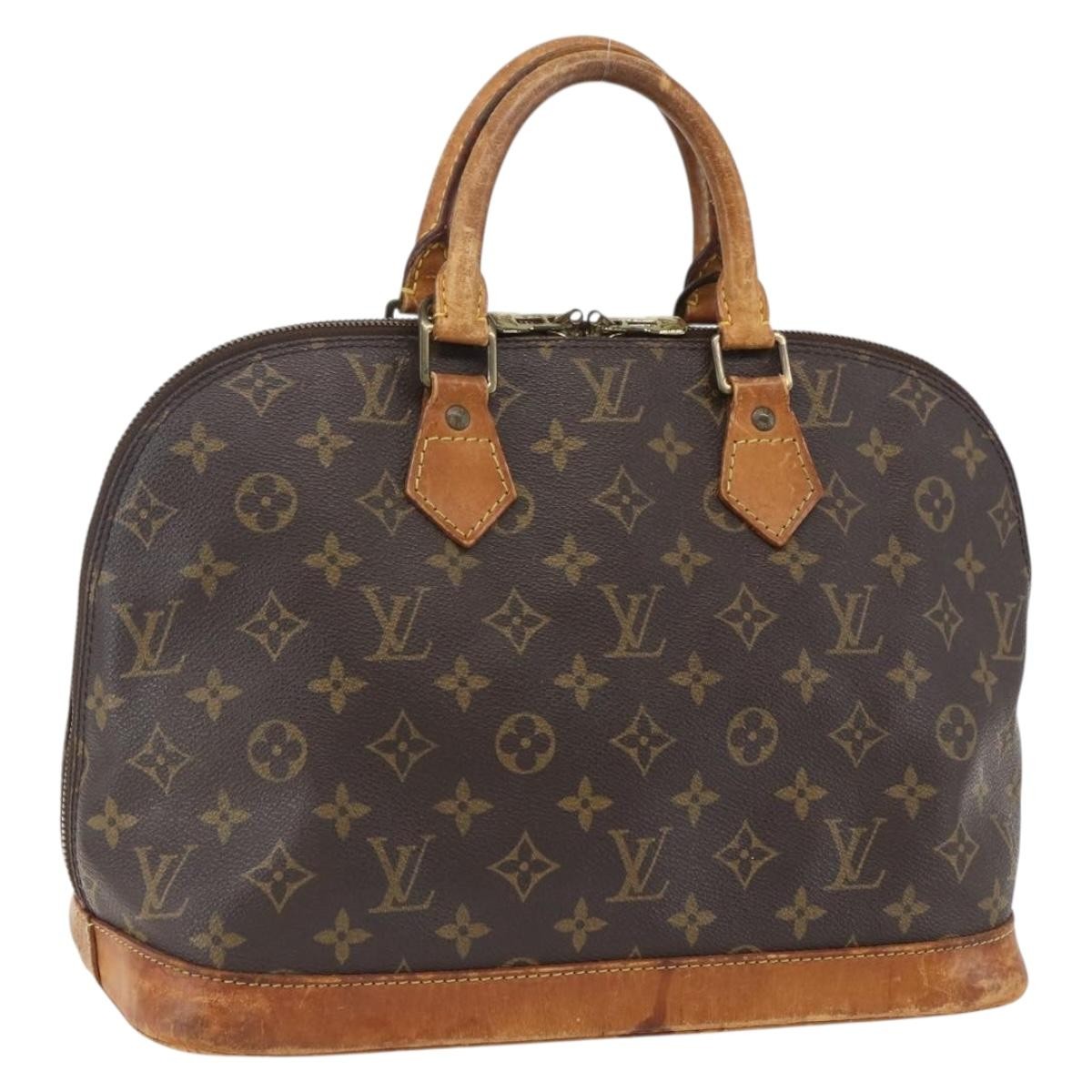 LOUIS VUITTON Monogram Alma Hand Bag M51130 LV Auth ka2455