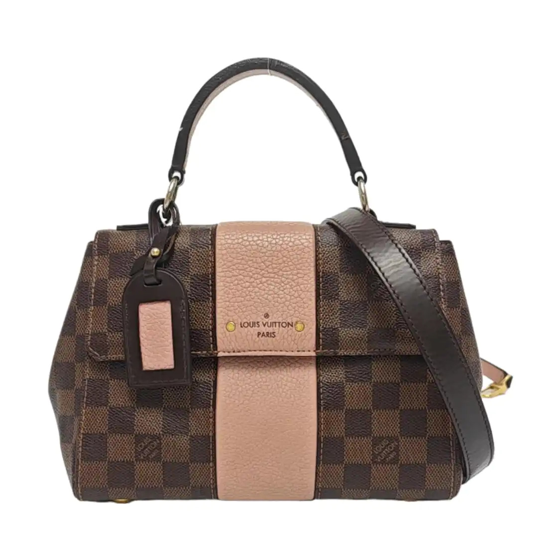 LOUIS VUITTON BOND STREET BB Handbags Leather Brown Free Shipping | Duties Paid