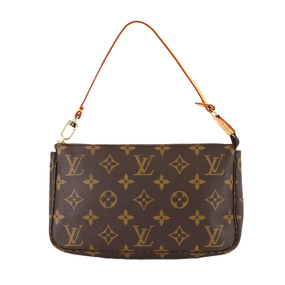 LOUIS VUITTON Monogram Pochette Accessoires Hand Bag Pouch Brown M51980 90312394