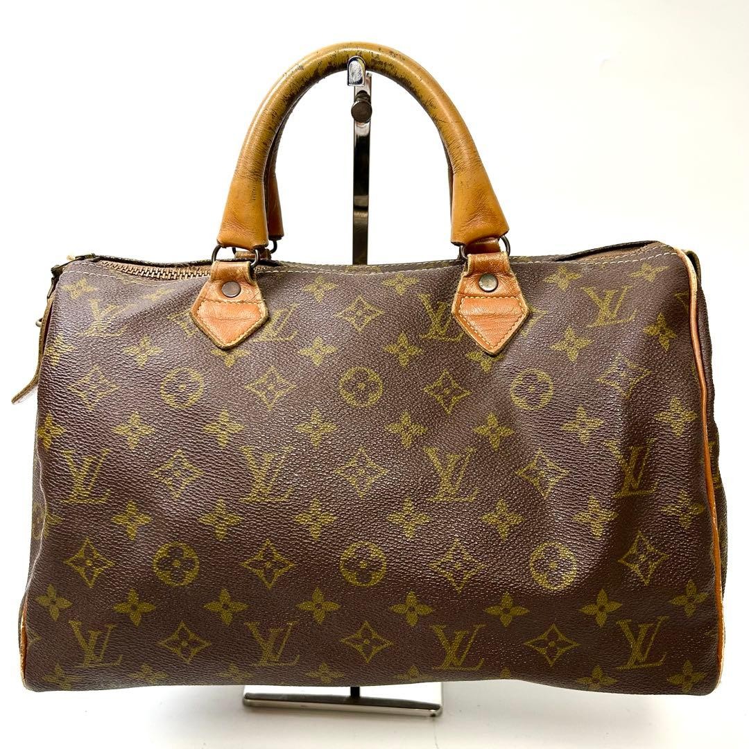 Louis Vuitton Monogram Speedy 30 Made in USA Mini Boston Handbag