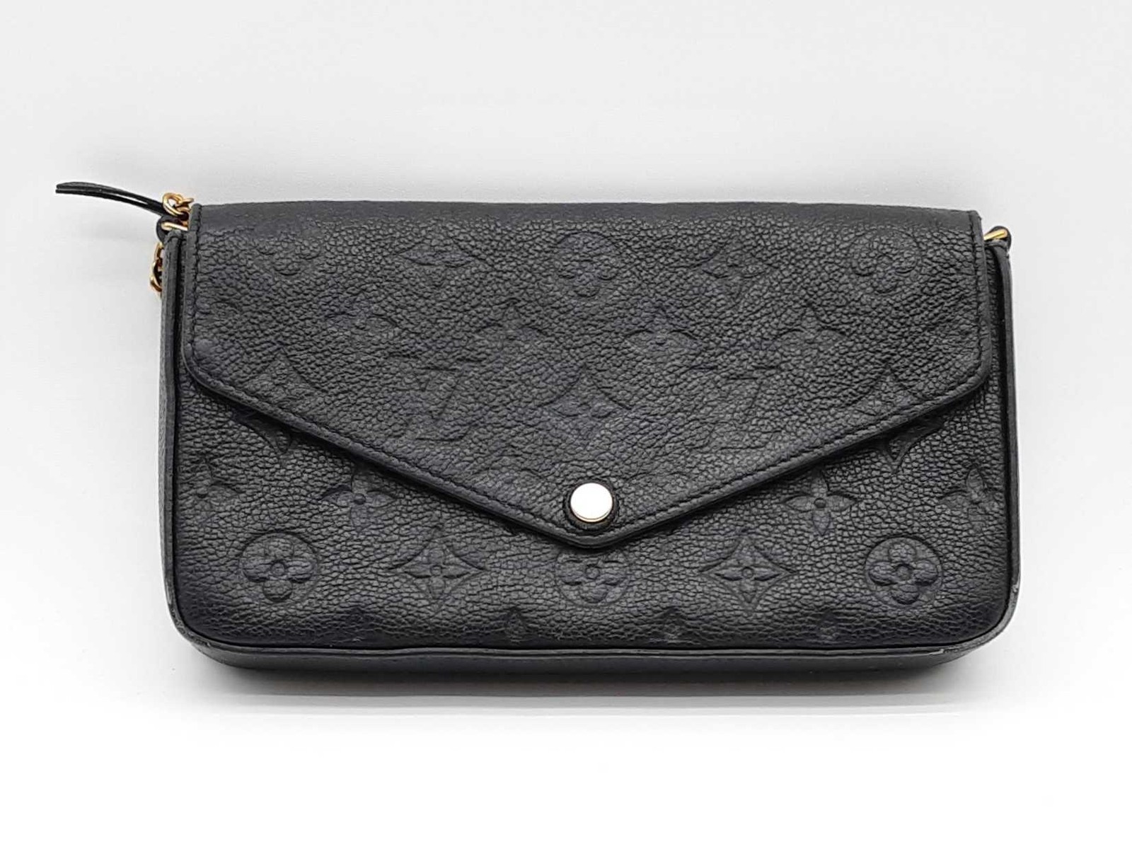 Louis Vuitton Pochette Felicie Black Leather Crossbody Sd0126wzxde