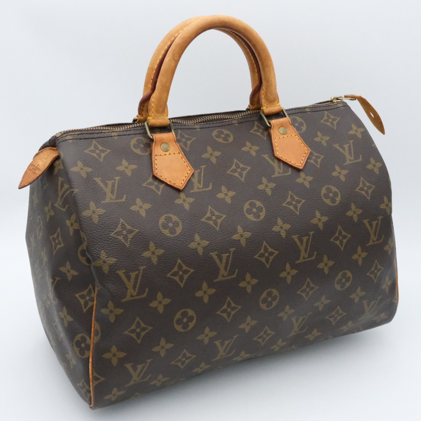 Authentic Louis Vuitton Speedy 30 Monogram Bag M41526 VI0930 A1059