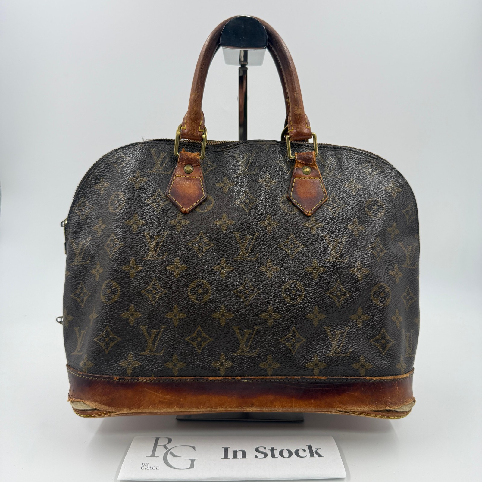 Louis Vuitton Monogram Alma PM Hand Bag M51130 LV Auth