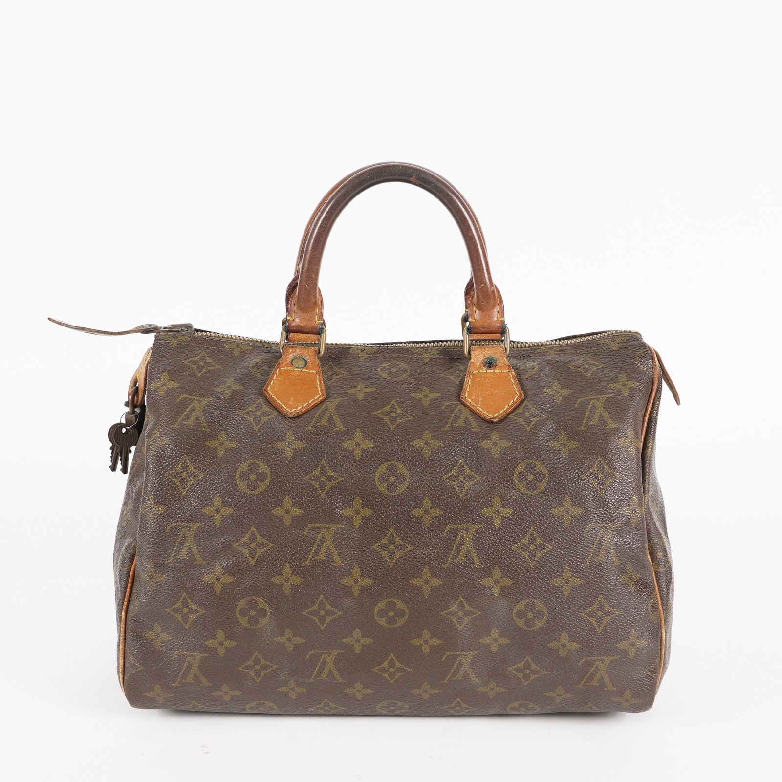 Authentic Louis Vuitton Monogram Speedy 30 M41526 Handbag vintage 01E023520030