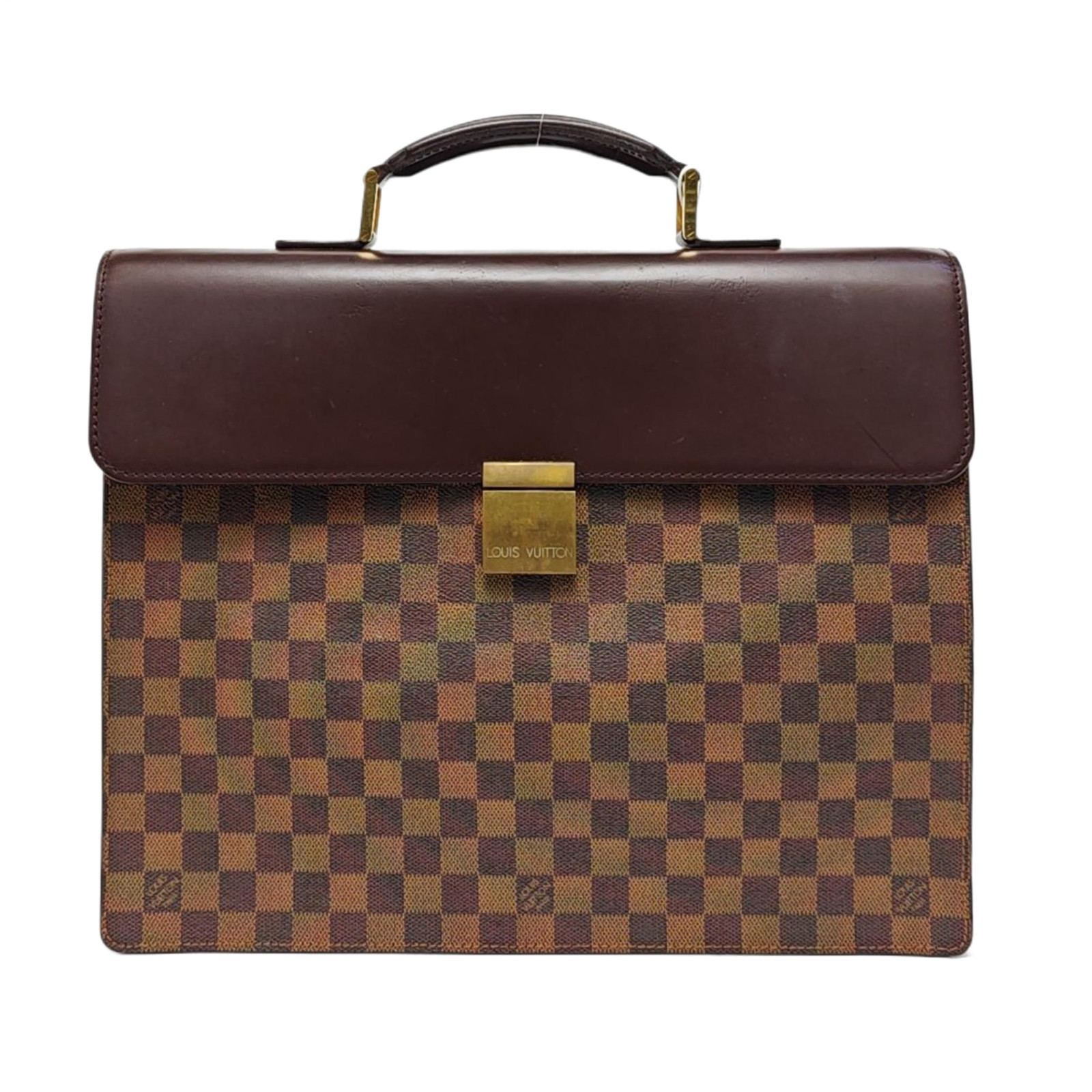 LOUIS VUITTON ALTONA Handbags Leather Brown Free Shipping | Duties Paid