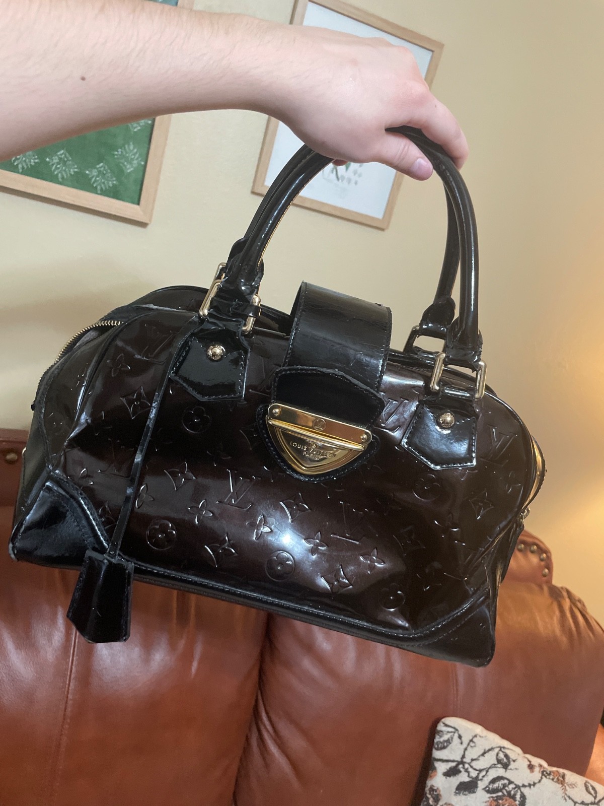 Louis Vuitton Monogram Vernis Melrose Avenue handbag