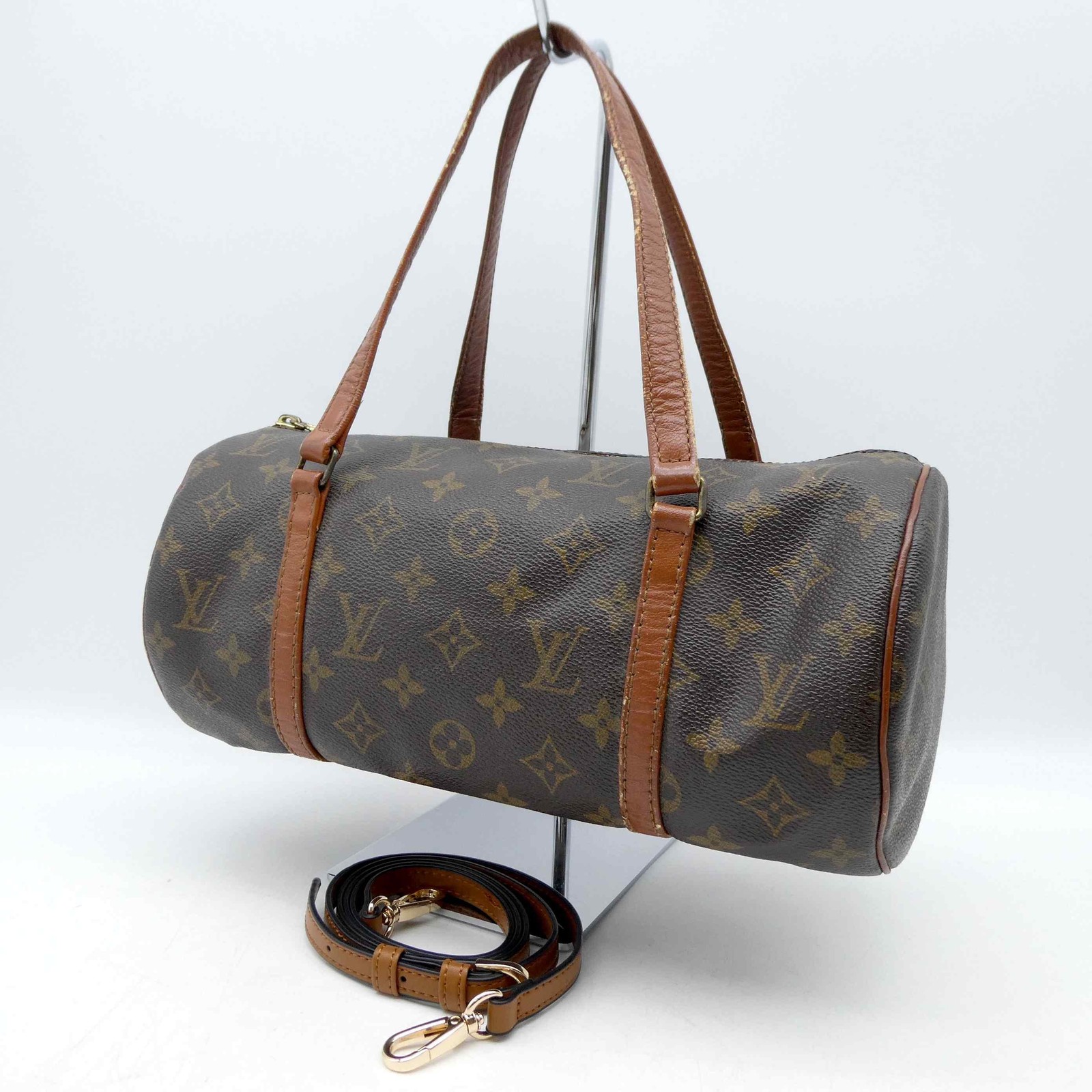 LOUIS VUITTON Papillon 26 M51386 Monogram 2Way Shoulder Hand Bag PVC 847
