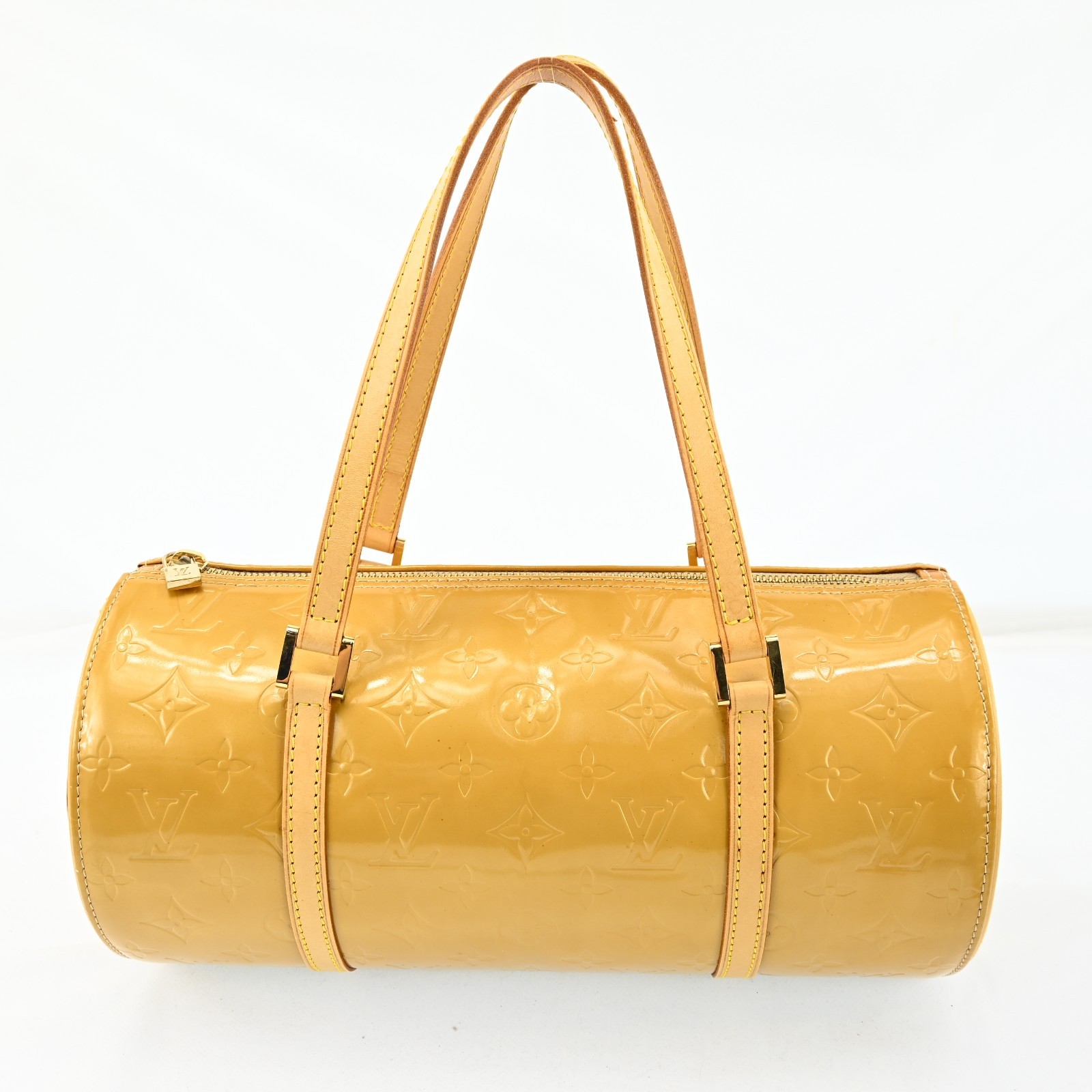 LOUIS VUITTON Monogram Vernis Bedford Hand Bag Baby Yellow R3859CJ803